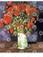 Vincent Van Gogh - Vase With Red Poppies Kupa Bardak 3