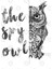 The Spy Owl Design Kupa Bardak 3