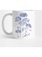 Abstract Queen Anne'S Lace Blue Kupa Bardak 1