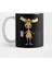 Cute Moose Using Cell Phone Cartoon Kupa Bardak 1