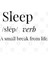 Sleep (Funny) Definition Kupa Bardak 3