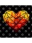 Origami Diamond Heart Kupa Bardak 3