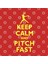 Keep Calm And Pitch Fast Fastpitch Softball Pitcher Kupa Bardak 3