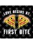 Love Begins At First Bite Kupa Bardak 3