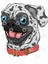 Goofy Pug Kupa Bardak 3