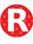 Letter R Big Red Dot Letters & Numbers Kupa Bardak 3