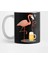 Flamingo Drinking Beer Summer Kupa Bardak 1
