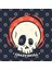 Skull Cartoon Kupa Bardak 3