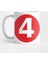 The Number 4 Big Red Dot Hoodiez Kupa Bardak 1