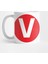 The Letter V Big Red Dot Hoodiez Kupa Bardak 1