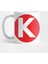 The Letter K Big Red Dot Hoodiez Kupa Bardak 1