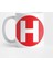 The Letter H Big Red Dot Hoodiez Kupa Bardak 1