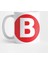 The Letter B Big Red Dot Hoodiez Kupa Bardak 1