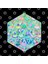 Art Deco Watercolor Patchwork Pattern 2 Kupa Bardak 3