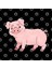Pig Piglet Farmer Farmer Kupa Bardak 3
