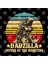 Godzilla Father Of The Monsters Retro Vintage Sunset ,Godzilla Tokyo,Godzilla Birthday ,Father' Kupa Bardak 3