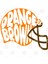 Orange And Brown Helmet Kupa Bardak 3
