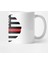 Thin Red Line Firefighter Wife Design Kupa Bardak 2