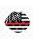 Thin Red Line Firefighter Wife Design Kupa Bardak 3