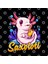 Saxolotl Sax Axolotl Walking Fish Saxophone Pun Kupa Bardak 3