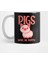 Adorable Pigs Make Me Happy Cute Piglet Pig Girl Kupa Bardak 1