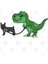 T Rex Dinosaur Walking French Bulldog Kupa Bardak 3