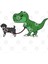 T Rex Dinosaur Walking Schnauzer Kupa Bardak 3