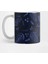 Christmas Tree Branches And Berries - Dark Blue Kupa Bardak 1