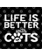 Life Is Better With Cats Kupa Bardak 3