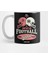 Football Helmet Stylized Kupa Bardak 1