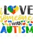 İ Love Someone With Autism Kupa Bardak 3