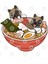 Akita Kawaii Ramen Kupa Bardak 3