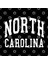 North Carolina Basic Distressed Arch Vintage Souvenir Kupa Bardak 3