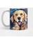 Golden Retriever Night With Hearts Kupa Bardak 1