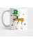 Sloth St Patricks Day Leprechaun Riding Llama Shamrock Gift Kupa Bardak 1