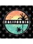 California Palm Tress Sunset Horizon Design Gift Idea Kupa Bardak 3