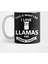 Llama Knowledge Cute Alpaca Pet Animal Kupa Bardak 1