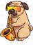 Saxophone Player Pug Jazz Band Music And Dog Lovers Kupa Bardak 3