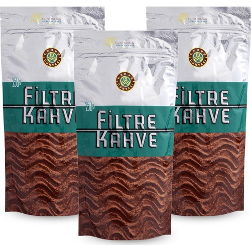 Kahve Dünyası Filtre Kahve Kolombiya Kilitli 250 Gr (3 paketi)