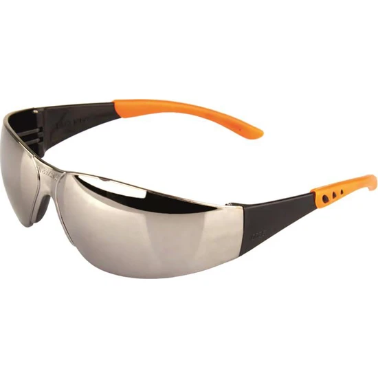 İsg Okulu Baymax S500 Gümüş Aynalı Koruyucu Çapak Işçi Gözlüğü