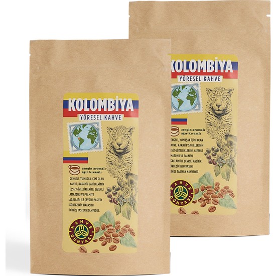 Kahve Dünyası Kolombiya Yöresel Filtre Kahve 200 gr x 2�li Fiyatı