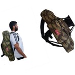 Modibags Kamuflaj 115CM 2 Gözlü Lüx Olta Çantası