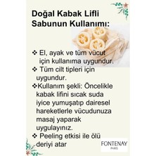 Fontenay 100 El Yapımı Doğal Kabak Lifli Keçi Sütlü Sabunu