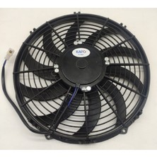 Kapo Fan Motoru 12 Inç 24V Emiş S Kanat 120WATT