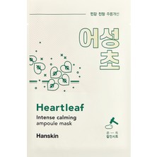 Hanskin Heartleaf Intense Calming Ampoule Mask-Heartleaf Özlü Yoğun Sakinleştirici Ampul Maske 23 ml