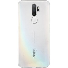 Caseart Oppo A5 2020 Kapak 1mm Süper Silikon Şeffaf Kılıf