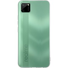 Caseart Realme C11 Kapak 1mm Süper Silikon Şeffaf Kılıf