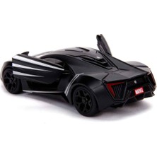 Jada Toys 1:32 Marvel Black Panther Lykan Hypersport Model Araba