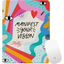 Baskı Bazar Baskıtech Manifest Baskılı Bilek Destekli Mouse Pad