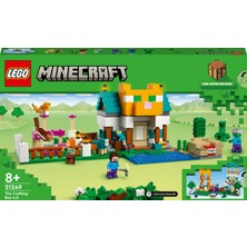 LEGO® Minecraft™ Çalışma Kutusu 4.0 21249 - 8 Yaş ve Üzeri Macera Oyunları Seven Çocuklar Içinkale Içeren Özel Yapım Yaratıcı Oyuncak Yapım Seti (605 Parça)
